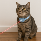 Zgardă cu Laser pentru Pisici 1+1